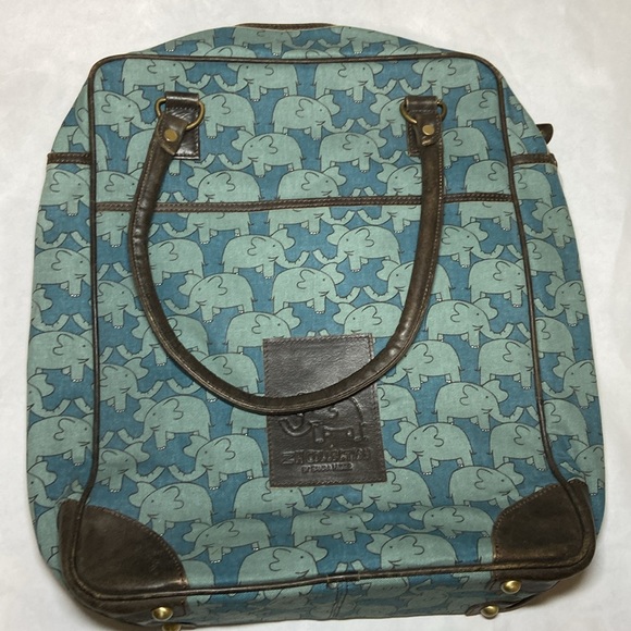 NWT ZH Collection by Sanaa Hyder Elephant Tote Bag - Picture 2 of 8